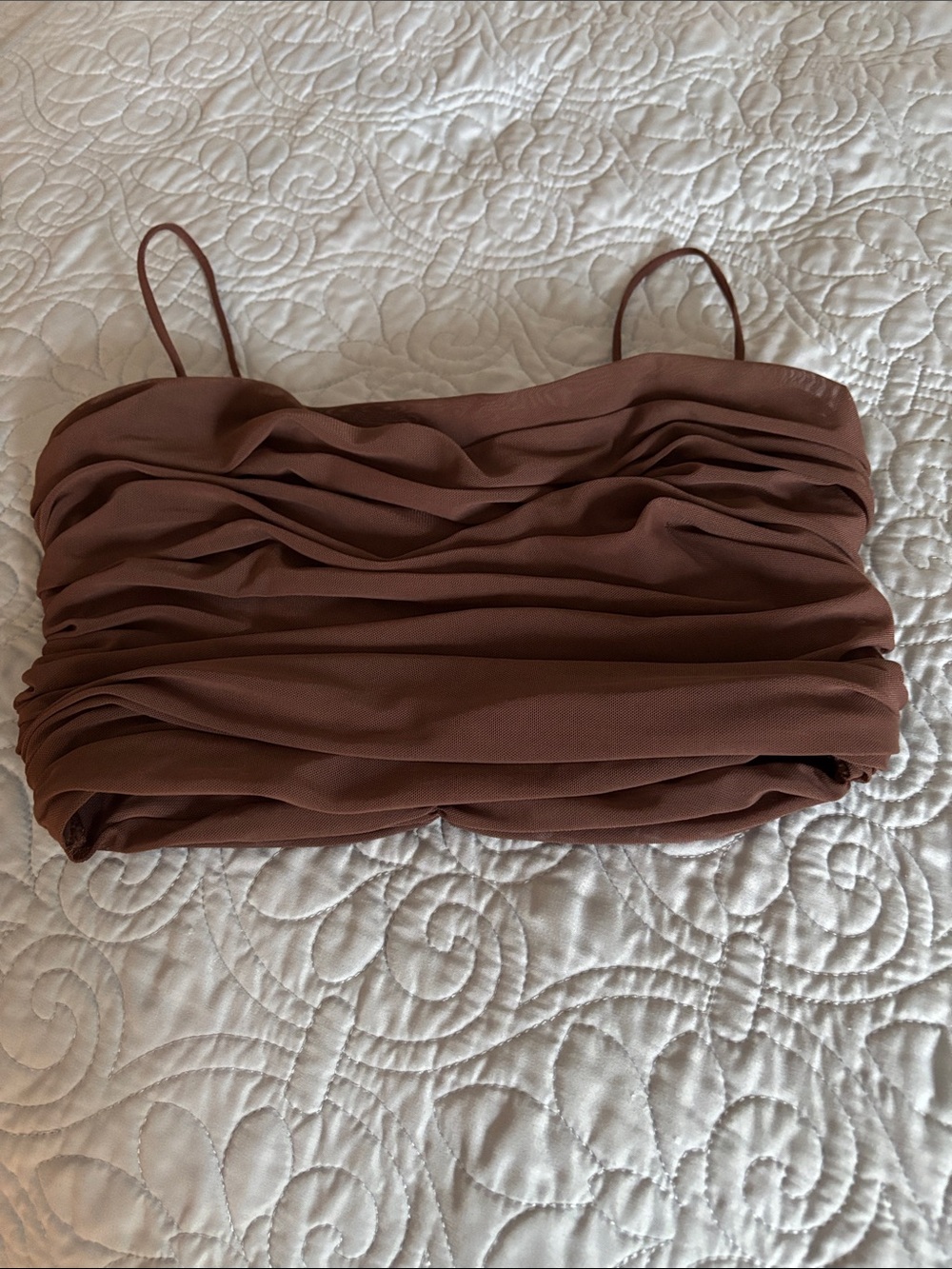 Glassons ruched crop top